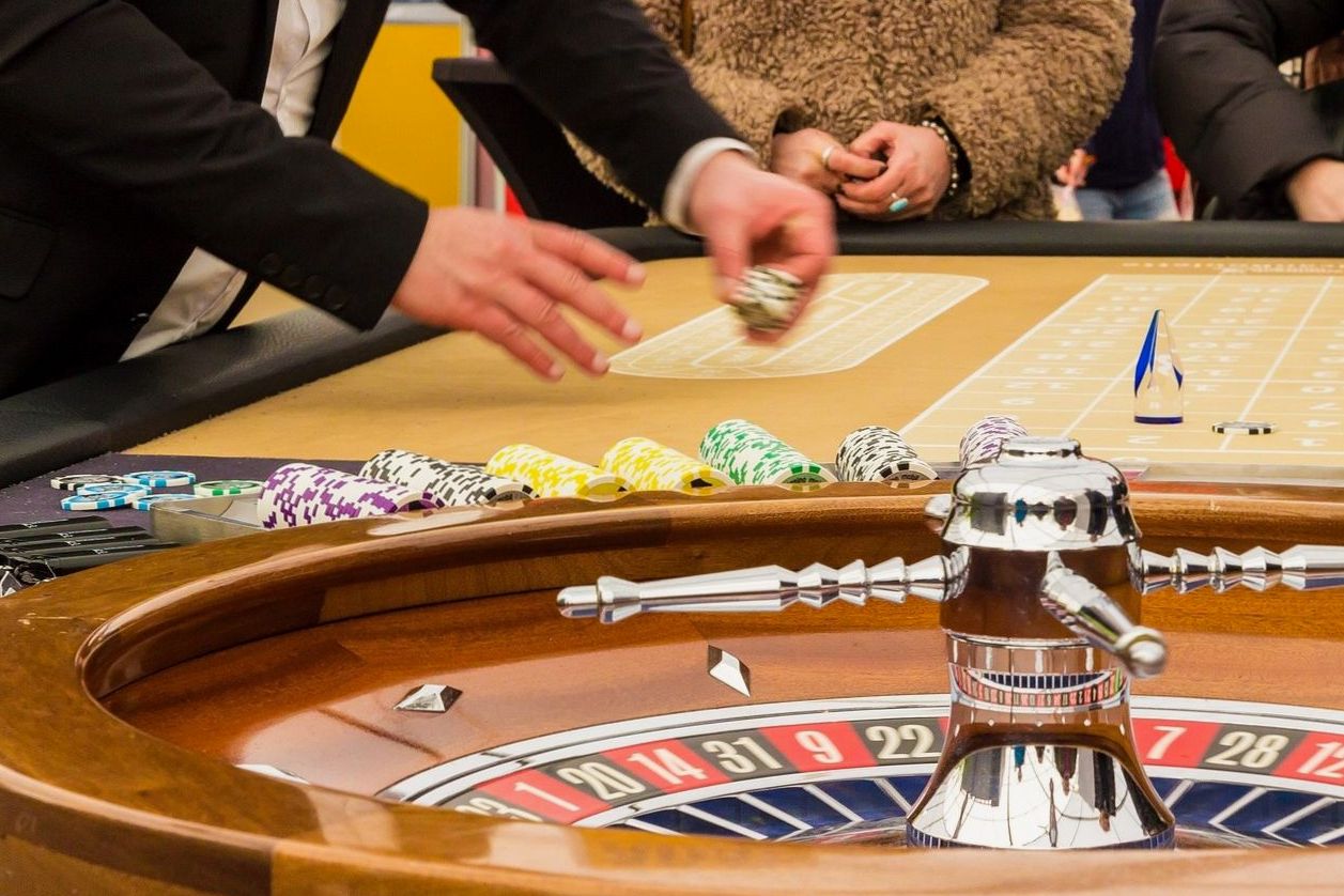 Texas Hold'em table